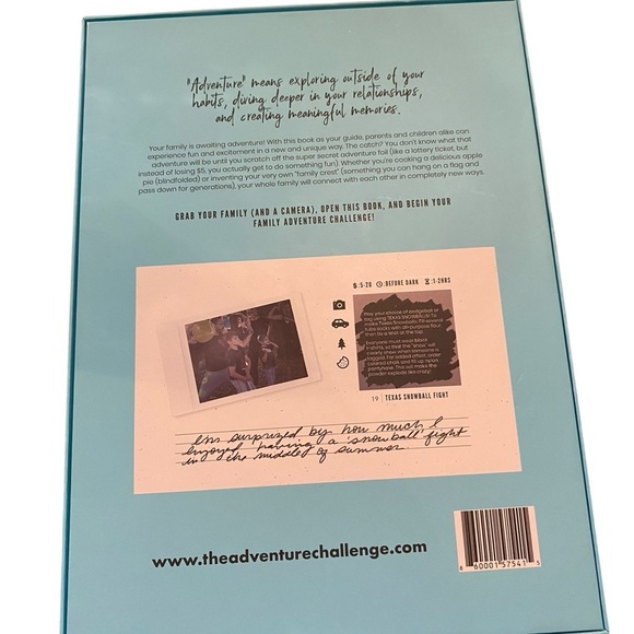 The Adventure Challenge Family Edition book / board game . great gift - Picture 10 of 14